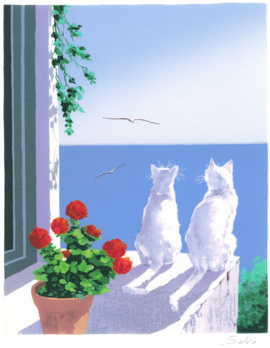 ロマンチックな猫/サルボ