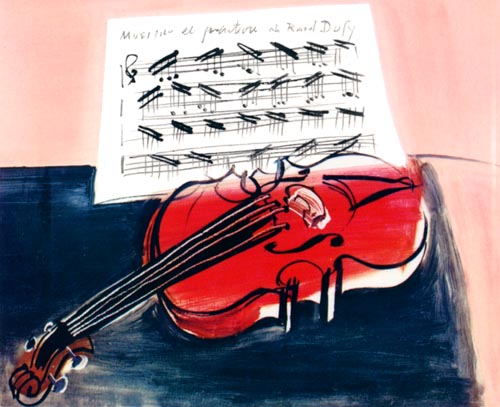 赤いヴァイオリン/デュフィ